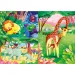 Dschungel Freunde Supercolor 3-in-1 Puzzle 3x48 Teile - Clementoni