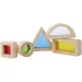 Eichhorn: Holz Montessori Formen mit bunten Fenstern – Bauset zur Sinnesentwicklung – Simba Toys