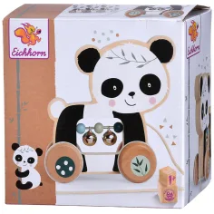 Eichhorn: Panda-Ziehspielzeug aus Holz mit Rädern - Simba Toys Bild 1