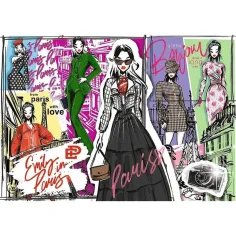 Emily in der Glut - Modeinspiration 1000-teiliges Puzzle - Trefl Bild 2