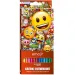 Emoji 12-teiliges dreieckiges Buntstift-Set