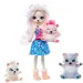 Enchantimals: Pristina Polar Bear &amp; Glacier Spielset mit kleinen Tieren - Mattel