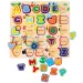 Englisches ABC-Holz-Puzzle-Spiel mit Tieren