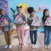 Eolo: Biggies aufblasbares Plüsch-Einhorn 45cm