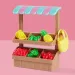 Évi Love: Évi Puppe mit Obststand Spielset - Simba Toys