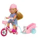 Evi Love: Fahrradpuppe mit Hund in zwei Varianten 1 Stk - Simba Toys