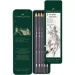Faber-Castell: Aquarell-Grafitstift-Set in Metalldose, 5-teilig