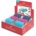 Faber-Castell: Bicolor Radiergummi in verschiedenen Farben, 1 Stück