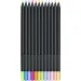 Faber-Castell: Black Edition Pastell Buntstift Set 12er-Pack
