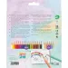 Faber-Castell: Buntstift-Set mit Schloss, 18+6 Stück Packung