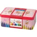 Faber Castell: Connector Filzstift-Set, 33 Stück, im Metalldöschen mit Ballerina-Motiv