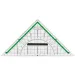 Faber-Castell: Dreieckiger Geodreieck mit abnehmbarem Griff, 20 cm