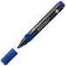 Faber-Castell: Permanenter Marker, blauer Alkohol-Filzstift mit abgerundeter Spitze