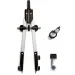Faber-Castell: Schnellverstellbarer Zirkel-Set – 3-teilig, silberfarben mit Universaladapter