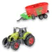 Farm Set: Landwirtschaftlicher Traktor mit Anhänger in vier Varianten 22cm