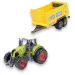 Farm Set: Landwirtschaftlicher Traktor mit Anhänger in vier Varianten 22cm