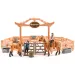 Faunica: Reitstall mit Pferden und Reitern 23-teiliges Spielset - Woodyland