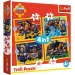 Feuerwehrmann Sam 4-in-1-Puzzle, 35/48/54/70-teilig – Trefl