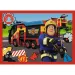 Feuerwehrmann Sam 4-in-1 Puzzle mit 12-15-20-24 Teilen – Trefl