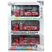 Feuerwehrwagen: Rückzieh-Feuerwehrauto-Set, 3 Stück