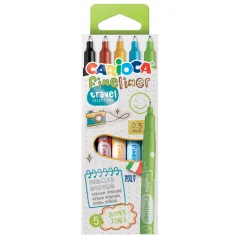 Fineliner Travel Selection – 5-teiliges Fineliner-Set 0,5 mm – Carioca