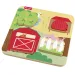 Fisher-Price: Wood Peek-a-Boo Farm Lernspielzeug - Mattel