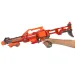 Flames Storm: Elektrische rote Riesenschaumwaffe mit Licht, Drehtrommel und Munition, 73 cm