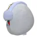 Flauschiger Schneemann Plüsch-Schlüsselanhänger 12cm