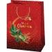 Frohe Weihnachten rote große Geschenktasche 24x35x9cm