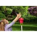 FruBlu: Gartenlaterne Seifenblasenmaschine mit Licht und Ton