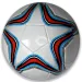 Fußball aus Kunstleder mit Sternmuster in verschiedenen Ausführungen, 22 cm