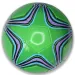 Fußball aus Kunstleder mit Sternmuster in verschiedenen Ausführungen, 22 cm