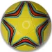Fußball aus Kunstleder mit Sternmuster in verschiedenen Ausführungen, 22 cm