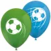 Fußballmuster-Luftballons 8er-Set