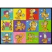 Garfields Abenteuer 4x250 Teile Puzzle - Trefl