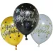 Geburtstagsballons mit der Aufschrift "Happy Birthday" 6er-Set