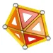 Geomag Green Line Classic Panels Magnetisches Konstruktionsspielzeug 35-teilig