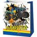 Geschenktasche in normaler Größe mit Monster‑Truck‑Motiv 11 x 6 x 14 cm
