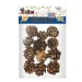 Getrocknete Kiefernzapfen 12er-Pack