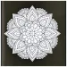 Glitzernde Malbücher - Mandalas