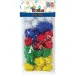 Glitzernde bunte Pompon-Set 15mm 30 Stück