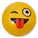 Gummiball mit Smiley-Muster in verschiedenen Varianten, 23 cm