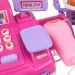 Happy Shopping: Rosa Registrierkasse mit Geräuschen, Produkten und Spielgeld 27cm