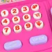 Happy Shopping: Rosa Registrierkasse mit Geräuschen, Produkten und Spielgeld 27cm