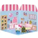 Hello Kitty Flower Café Figur mit beklebbarem Haus - Comansi