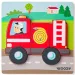 Holz-Puzzle Feuerwehr mit 5 Teilen - Woodyland