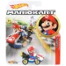 Hot Wheels Mario Kart: Mario Auto 1/64 - Mattel