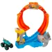 Hot Wheels Monster Trucks: Spiral Shark Smash Spielset mit Mega-Wrex Auto – Mattel