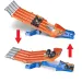 Hot Wheels Monster Trucks: Verfolgungs-Rennset mit 2 kleinen Autos - Mattel