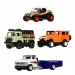 Hot Wheels: Premium Extrem-Abenteurer Spielzeugauto 4er-Pack - Mattel